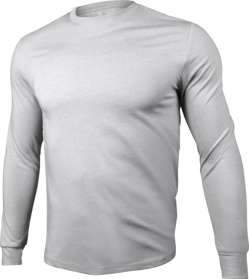 All Day LS Crew Tee - Mens - Heathered Grey 1