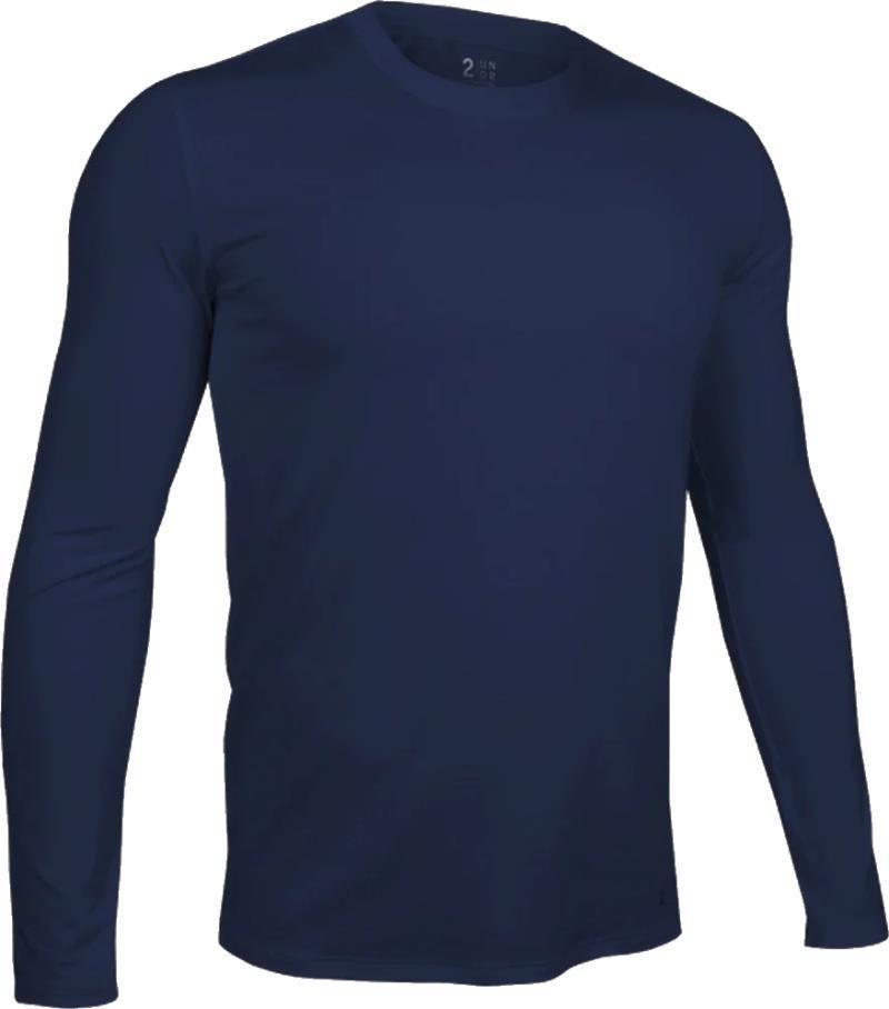 Crew Neck LS Tee - Mens - Pacific Navy 1