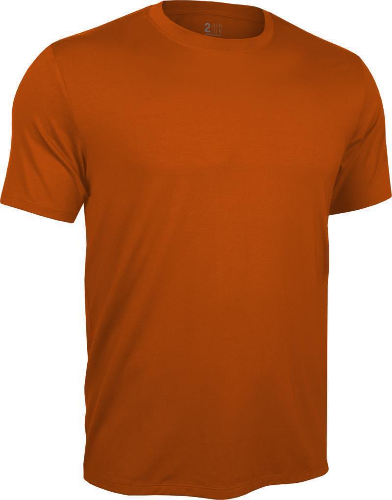 Crew Neck Tee - Mens - Deep Orange 1