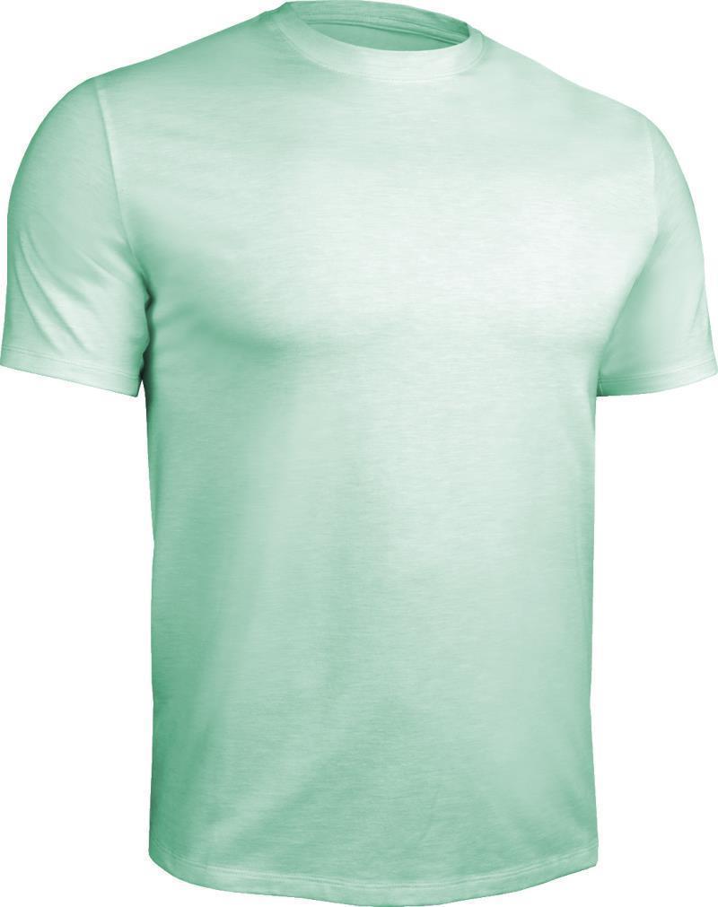 Crew Neck Tee - Mens - Heathered Mint Green 1