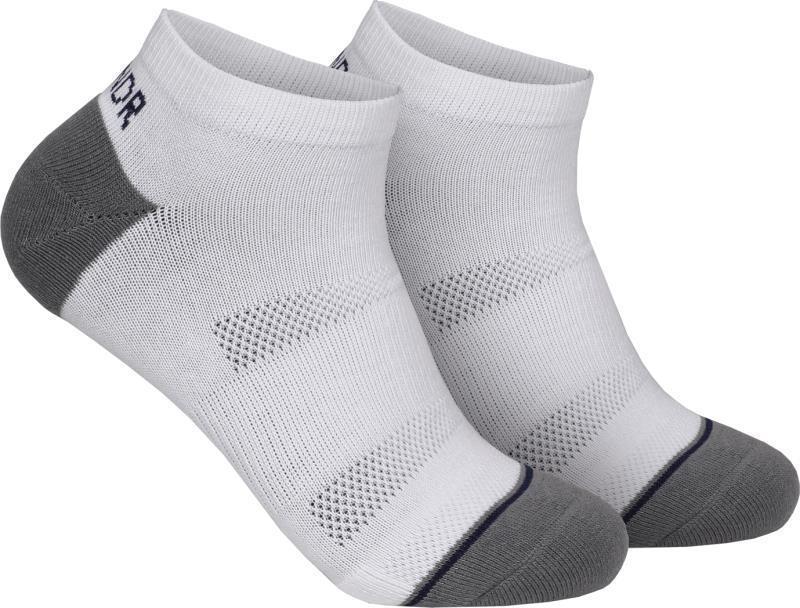 Groove Ankle Socks - 3-Pack - Mens - White 1