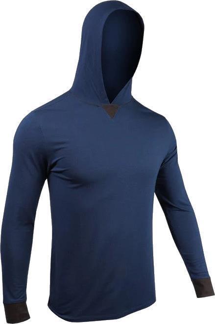 Hooded LS Tee - Mens - Pacific Navy 1