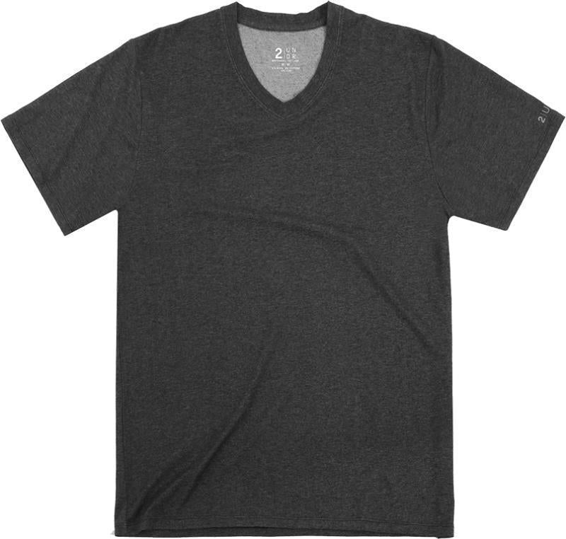 V-Neck Tee - Mens - Charcoal 2