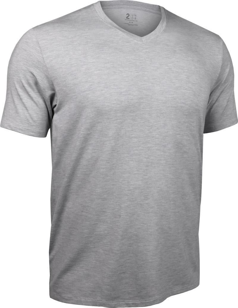 V-Neck Tee - Mens - Grey 1