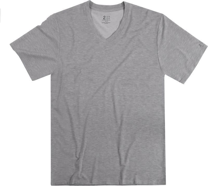 V-Neck Tee - Mens - Grey 2