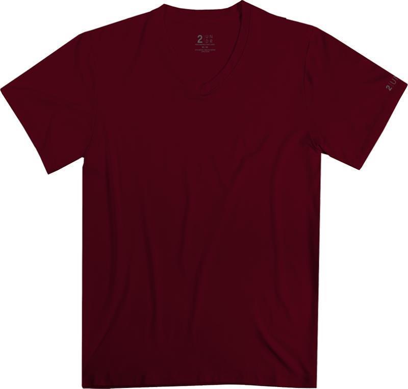 V-Neck Tee - Mens - Merlot 2