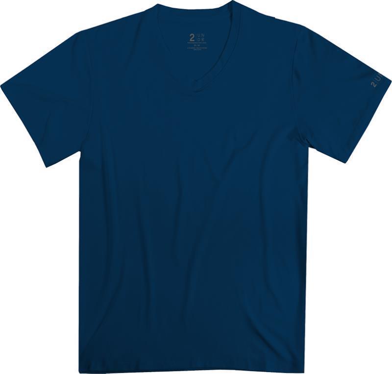 V-Neck Tee - Mens - Navy 2