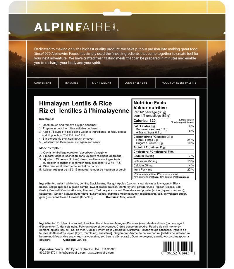 Himalayan Lentils & Rice - Gluten Free - Not Applicable 3