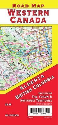 Western Canada Road Map - not applicable 1