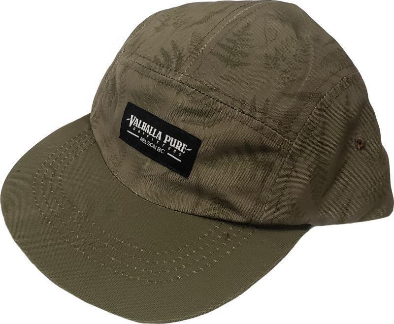VPO Nelson Nylon 5 Panel Hat - Forest Ferns - Fern Green 2