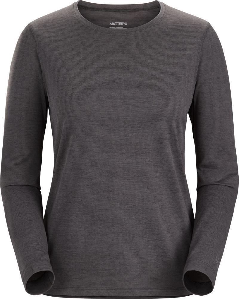 Taema Crew LS - Womens - Black Heather 1