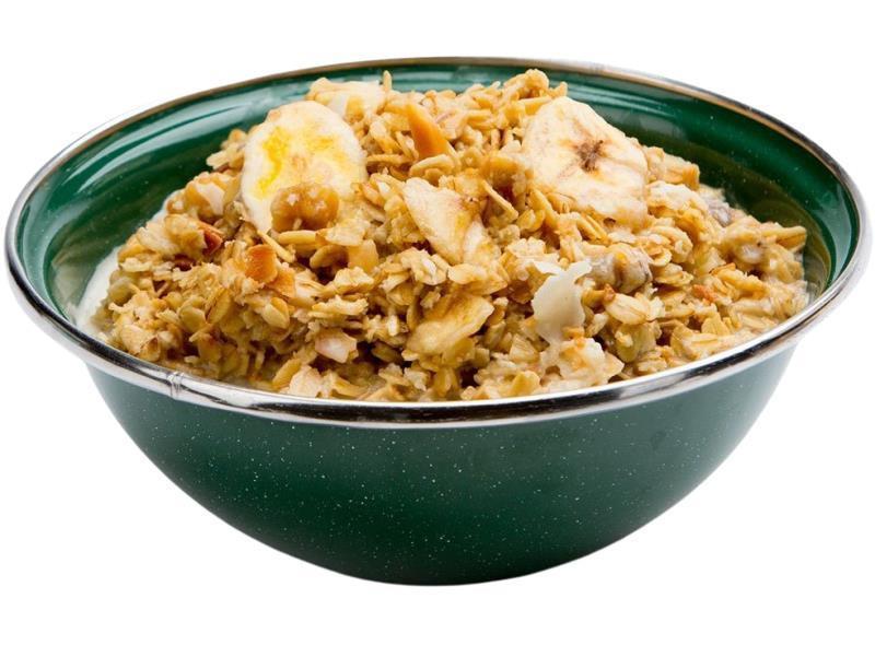 Granola w/ Bananas, Almonds & Milk - 2 Serving - Not Applicable 3