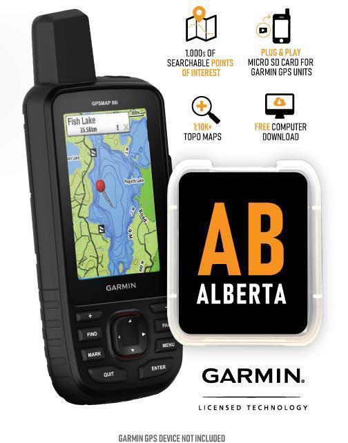 Alberta GPS Maps (SD) - Not Applicable 1