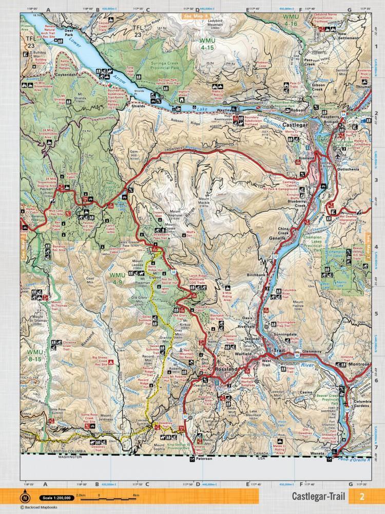 Castlegar Topo Map - Not Applicable 1
