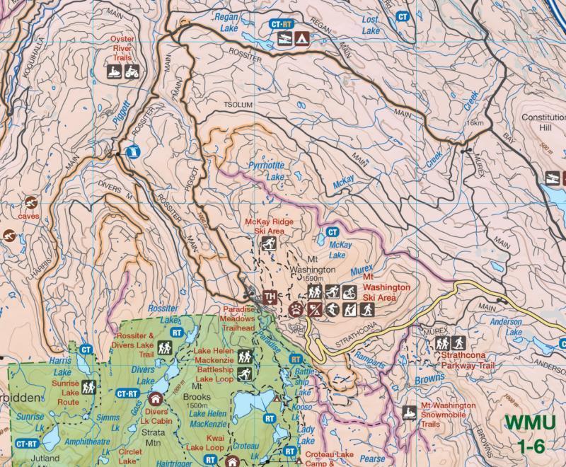 Strathcona Provincial Park BC Map - Not Applicable 4