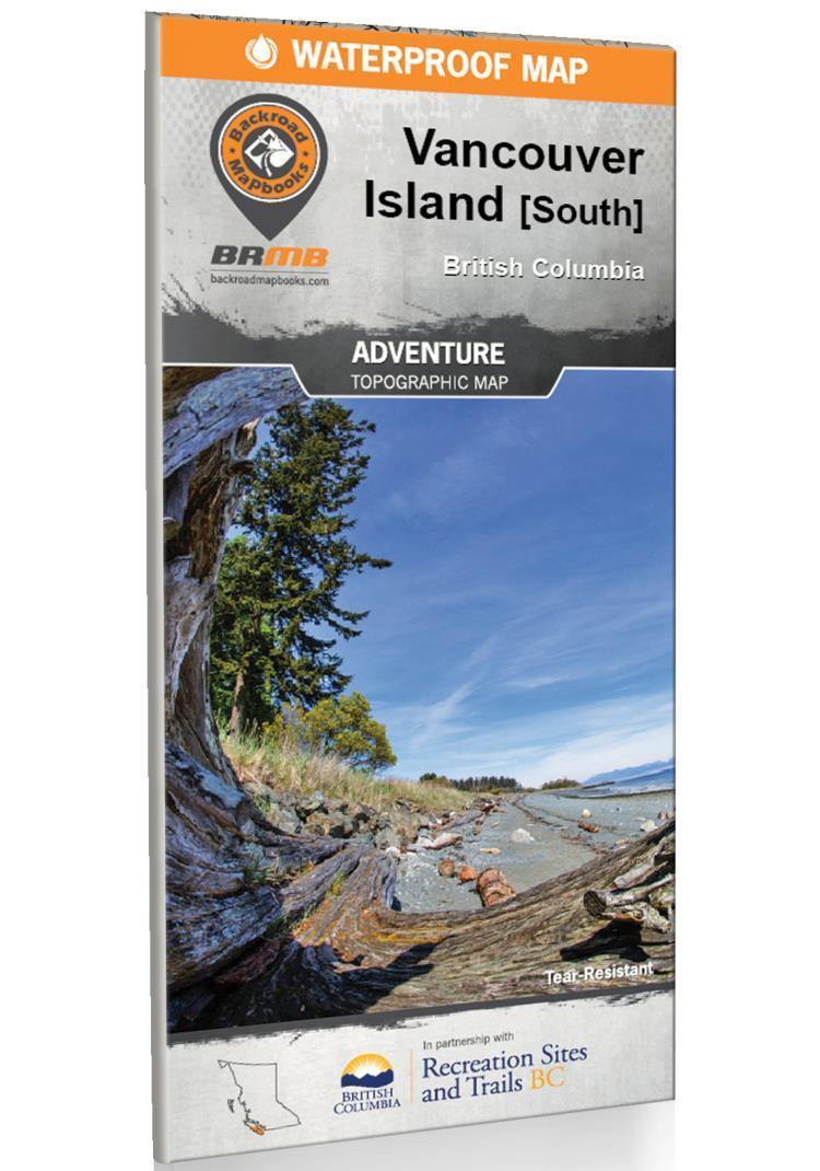 Vancouver Island BC South Map 1st - Not Applicable 1
