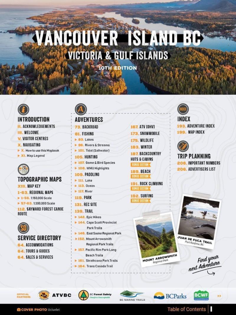 Vancouver Island BC - Spiral - 10th Edition - Not Applicable 2