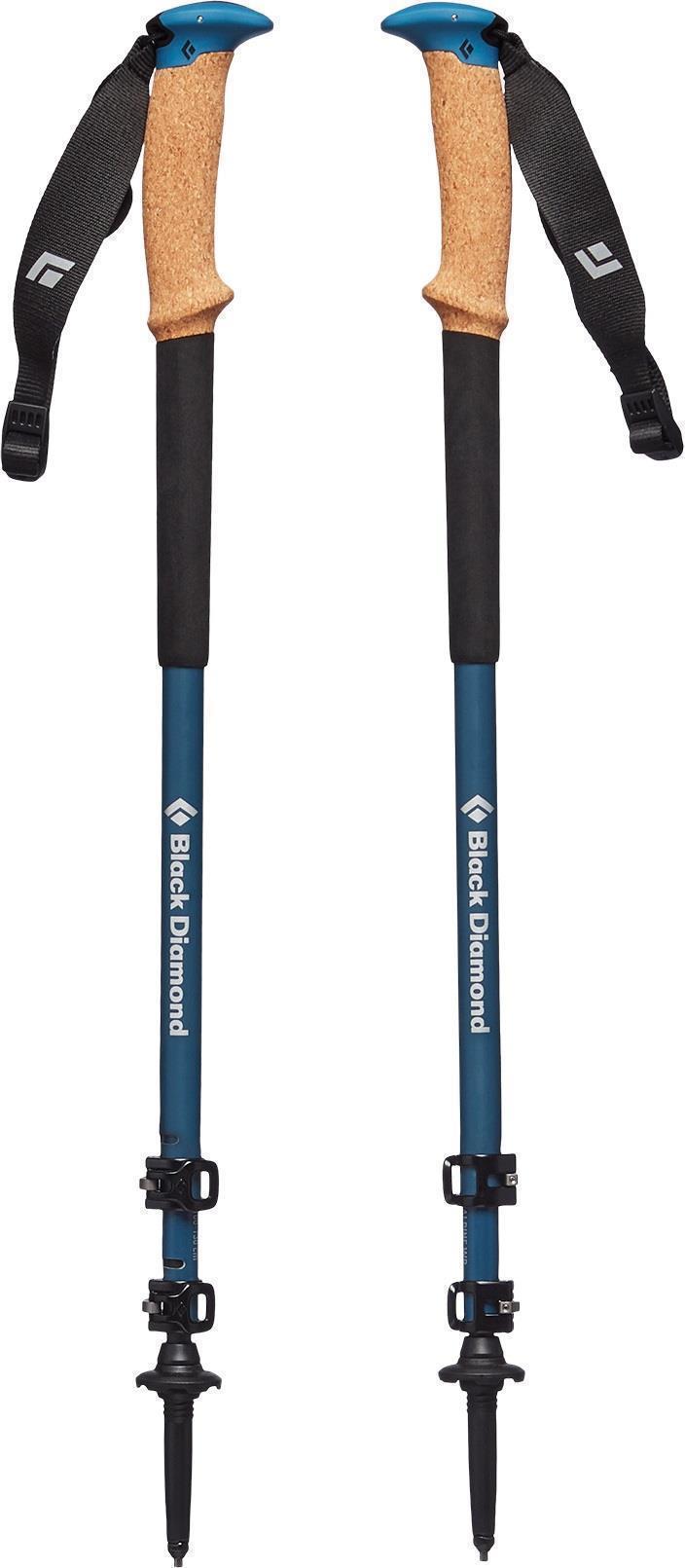 Alpine Carbon Cork WR Trekking Poles - Astral Blue 2