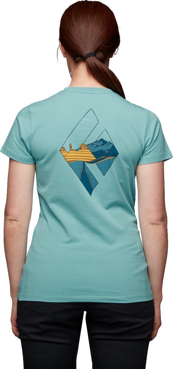 Desert To Mountain SS Tee - Womens - Coastal Blue 4