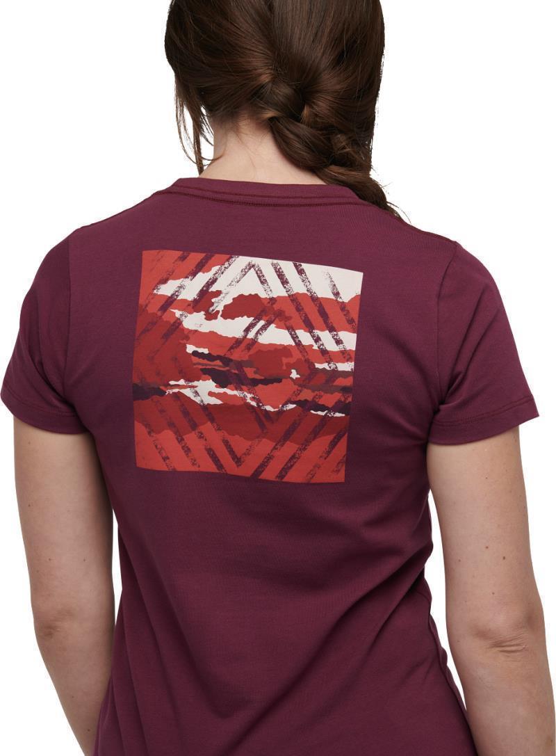 Diamond Camo SS Tee - Womens - Blackberry 4