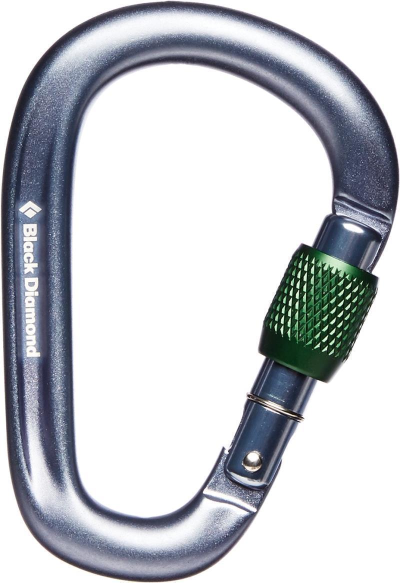 Pearlock Screwgate Carabiner - Gray 1