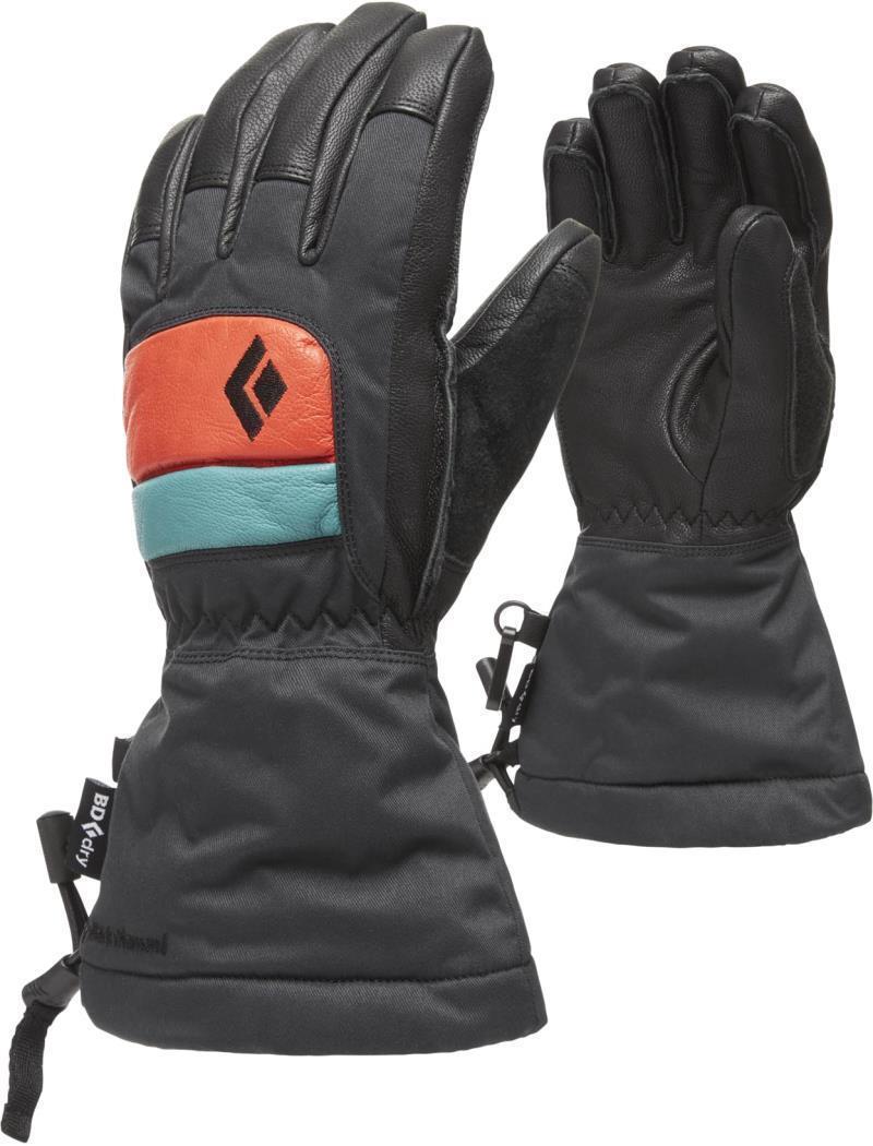 Spark Gloves - Kids - Caspian / Rust 1