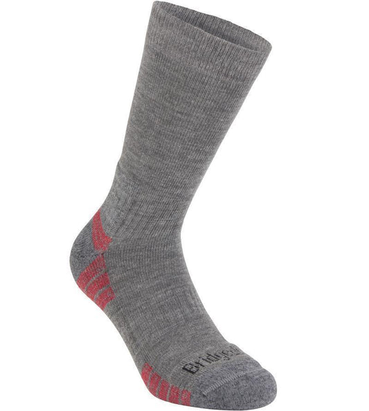 Hike Lightweight Merino Endurance Boot Socks - Mens - Grey Heather 1