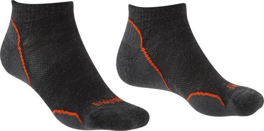 Hike Ultra Light T2 Merino Performance Low Socks - Mens - Anthracite / Orange 1