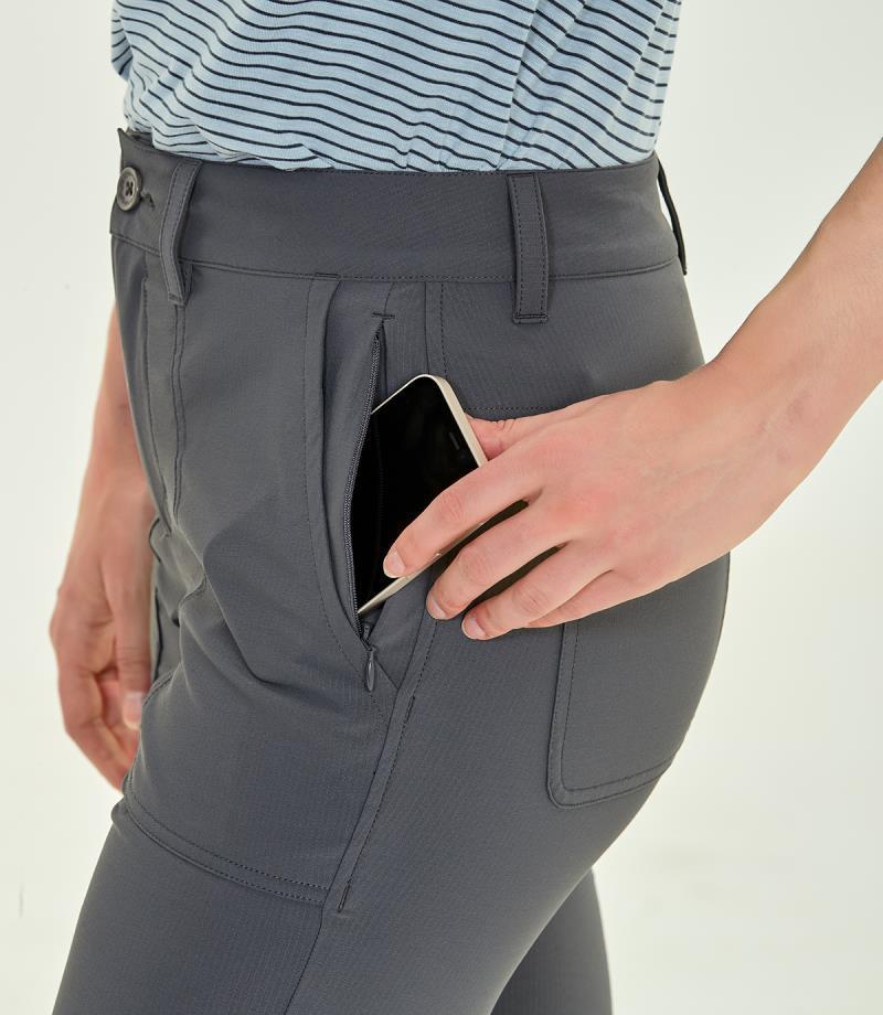 Madrid Capri Pants - Womens - Charcoal 5