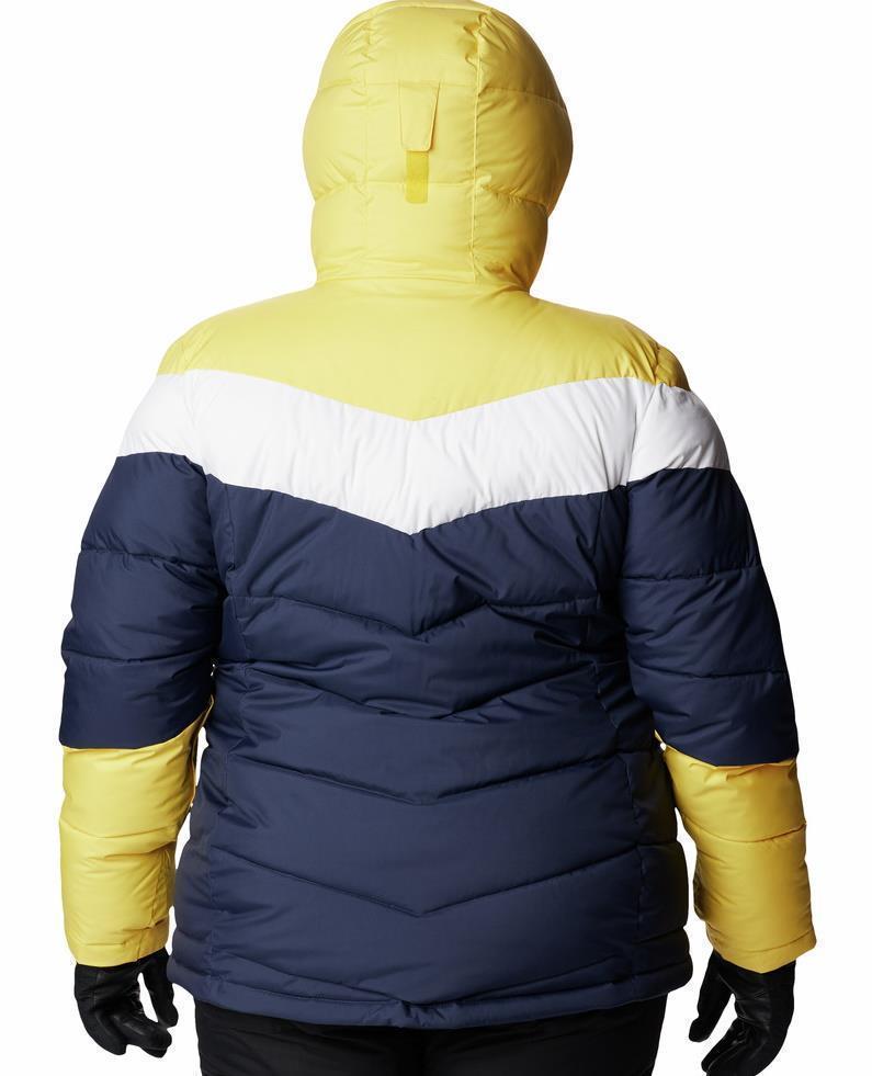 Abbott Peak Insulated Jacket - Plus - Womens - Nocturnal / White / Sun Glow 4
