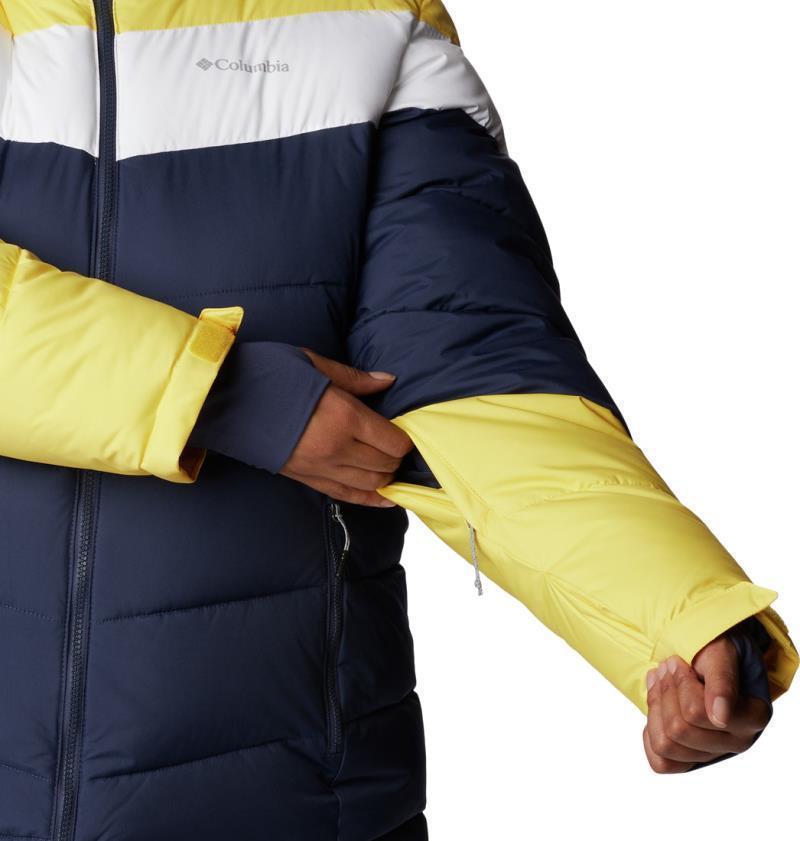 Abbott Peak Insulated Jacket - Plus - Womens - Nocturnal / White / Sun Glow 6