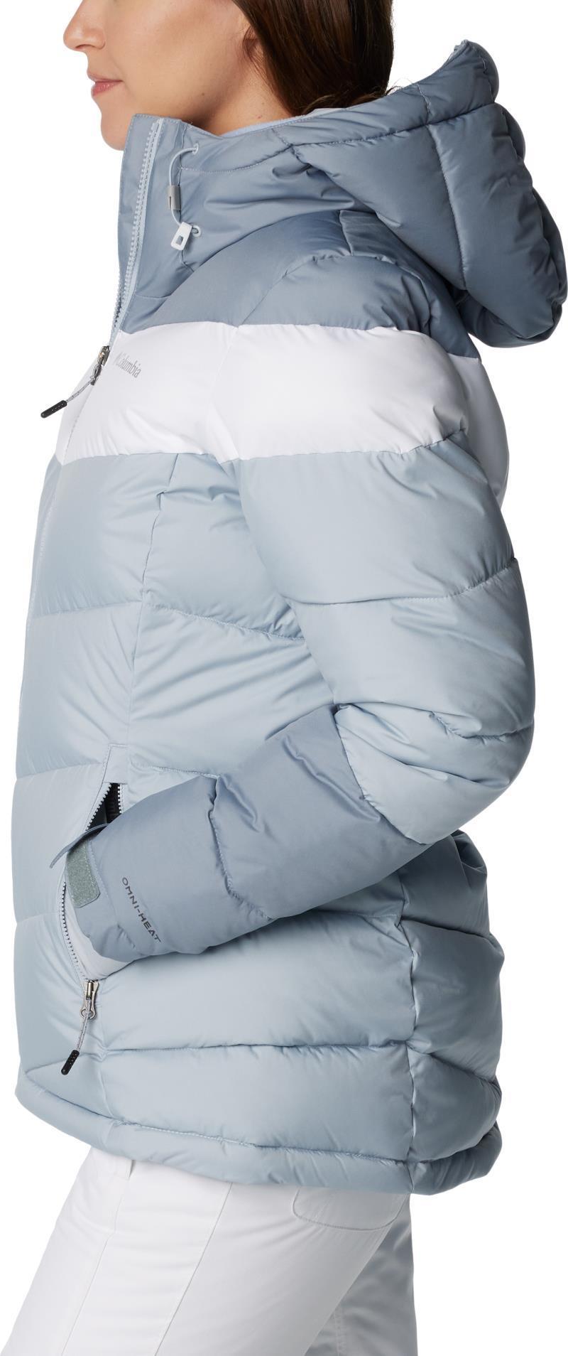 Abbott Peak Insulated Jacket - Womens - Cirrus Grey / White / Tradewinds Grey 5