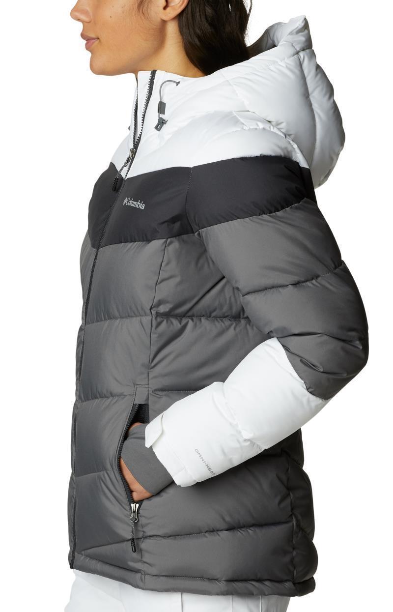 Abbott Peak Insulated Jacket - Womens - City Grey / Shark / White 2