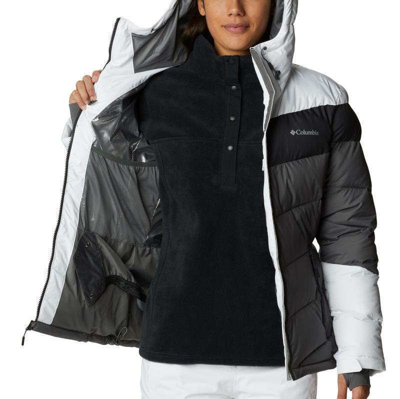 Abbott Peak Insulated Jacket - Womens - City Grey / Shark / White 3