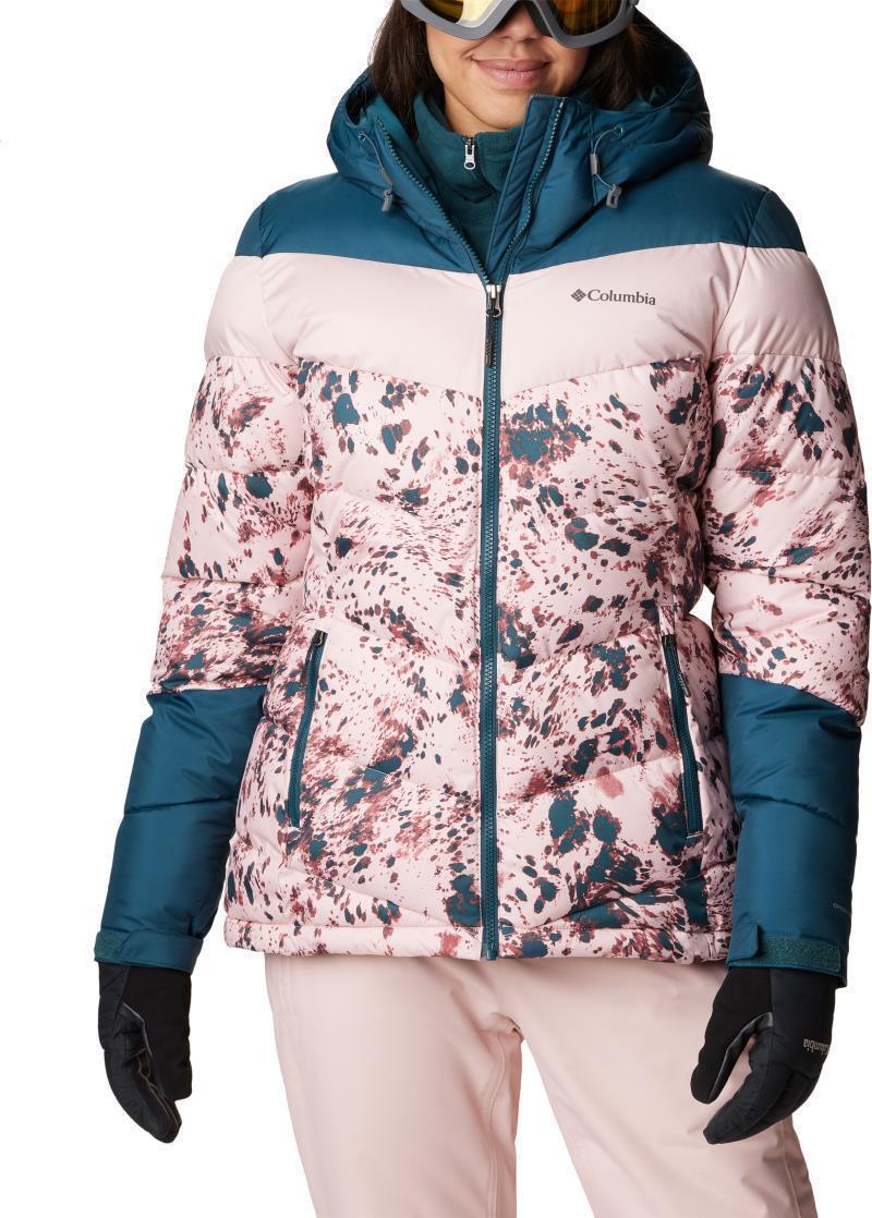 Abbott Peak Insulated Jacket - Womens - Dusty Pink Flurries / Night Wave / Dusty Pink 1