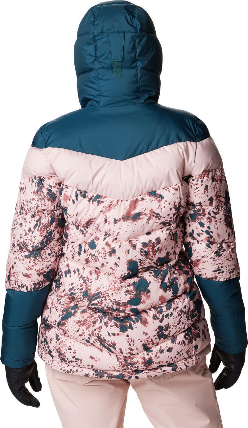 Abbott Peak Insulated Jacket - Womens - Dusty Pink Flurries / Night Wave / Dusty Pink 2