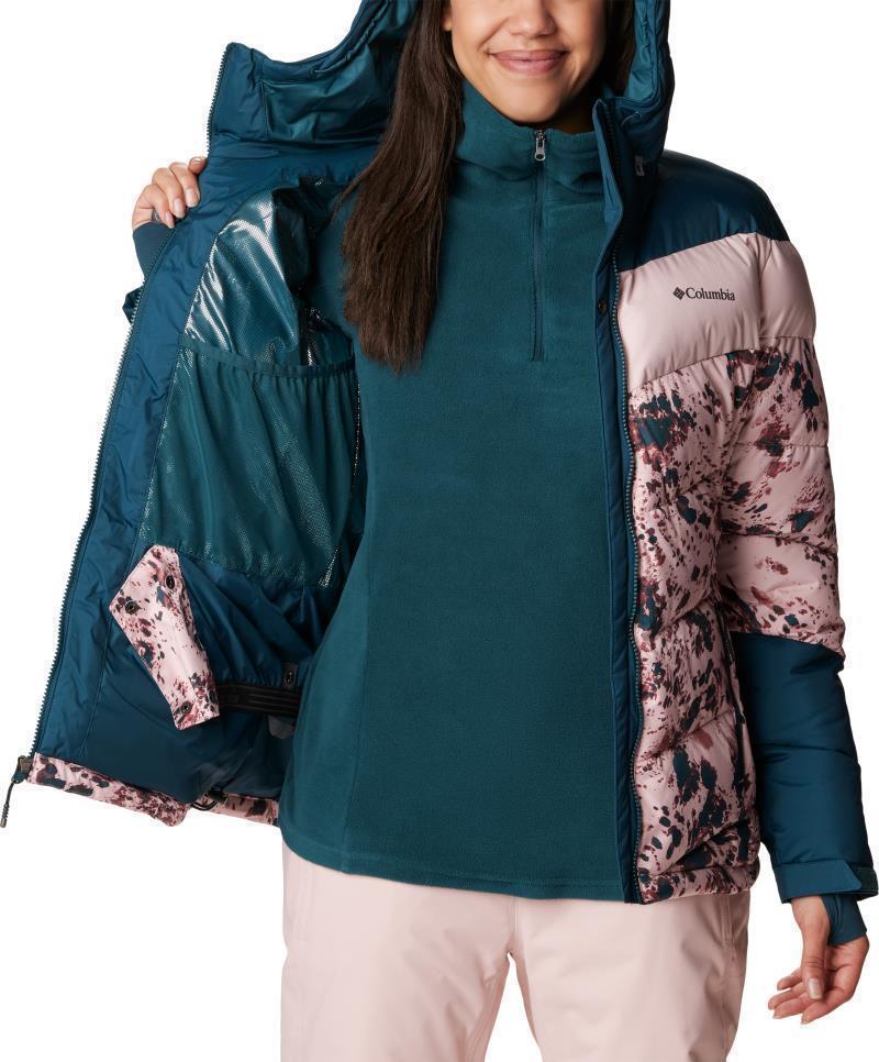 Abbott Peak Insulated Jacket - Womens - Dusty Pink Flurries / Night Wave / Dusty Pink 5