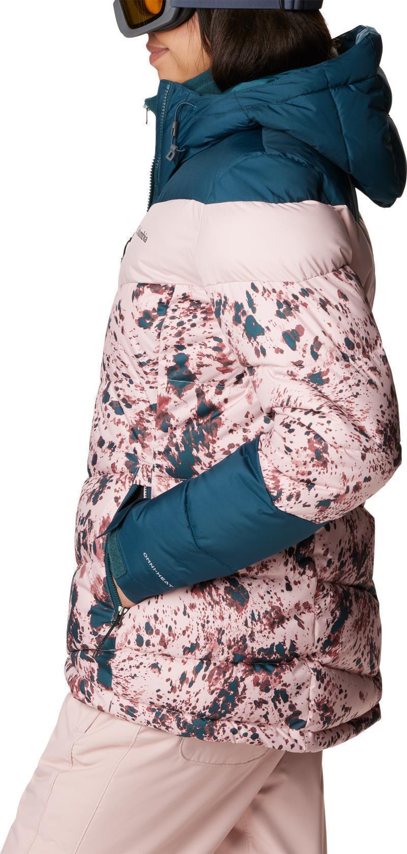 Abbott Peak Insulated Jacket - Womens - Dusty Pink Flurries / Night Wave / Dusty Pink 6