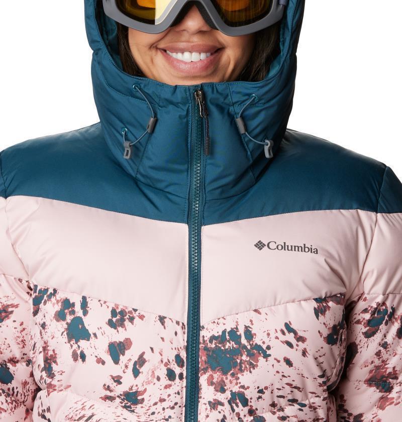 Abbott Peak Insulated Jacket - Womens - Dusty Pink Flurries / Night Wave / Dusty Pink 7