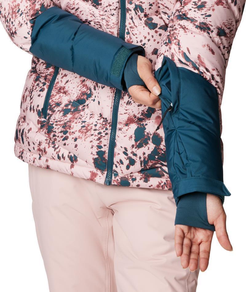 Abbott Peak Insulated Jacket - Womens - Dusty Pink Flurries / Night Wave / Dusty Pink 8