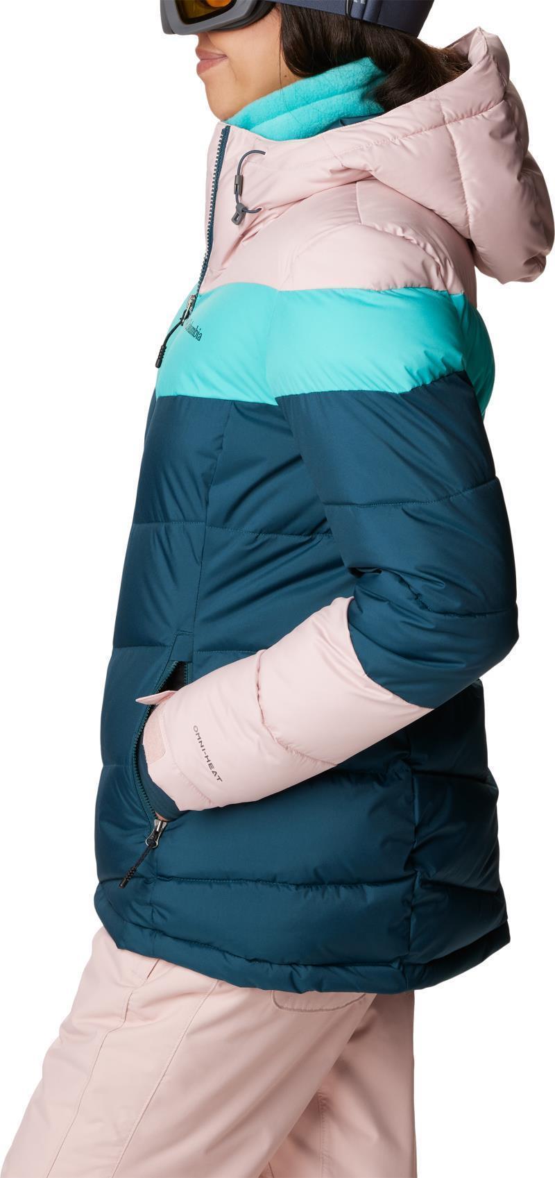 Abbott Peak Insulated Jacket - Womens - Night Wave / Dusty Pink / Bright Aqua 6