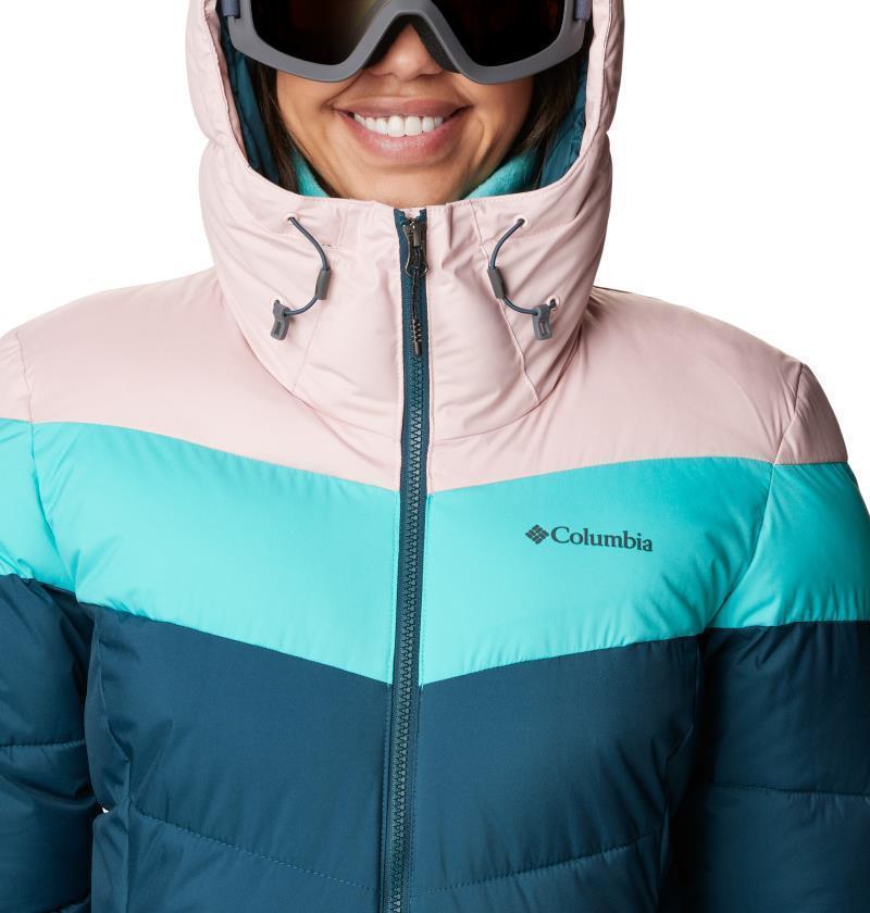 Abbott Peak Insulated Jacket - Womens - Night Wave / Dusty Pink / Bright Aqua 7