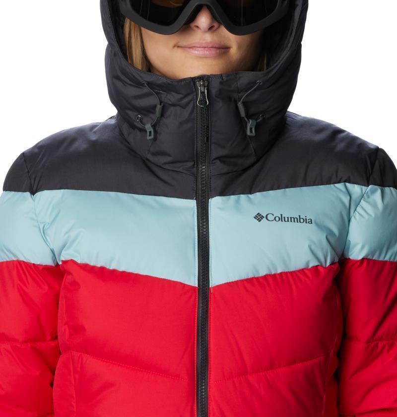 Abbott Peak Insulated Jacket - Womens - Red Lily / Shark / Aqua Haze 7
