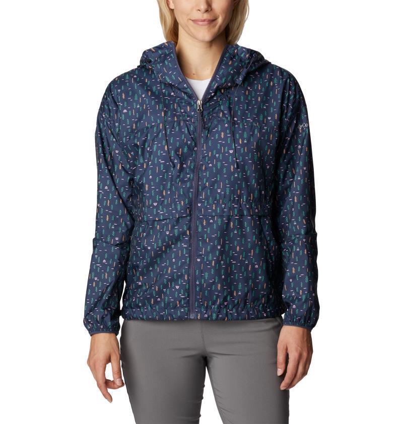 Alpine Chill Windbreaker - Womens - Nocturnal Campdot Print 1