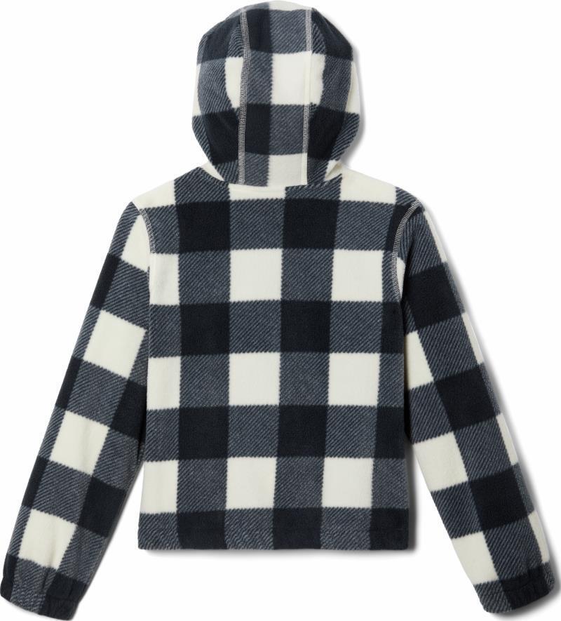 Benton Springs Hooded Half Zip - Youth Girls - Chalk Check 2