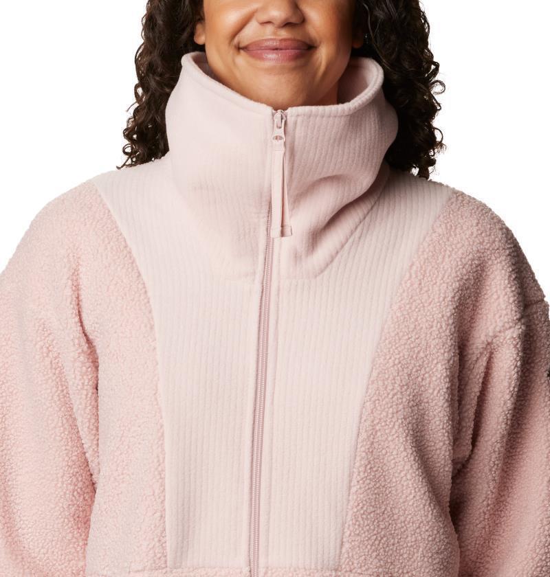 Boundless Trek Fleece Full Zip - Womens - Dusty Pink 6