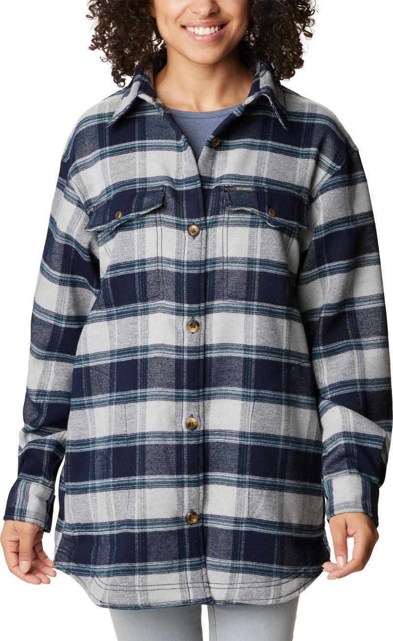 Calico Basin Shirt Jacket - Womens - Dark Nocturnal Buffalo Ombre 1