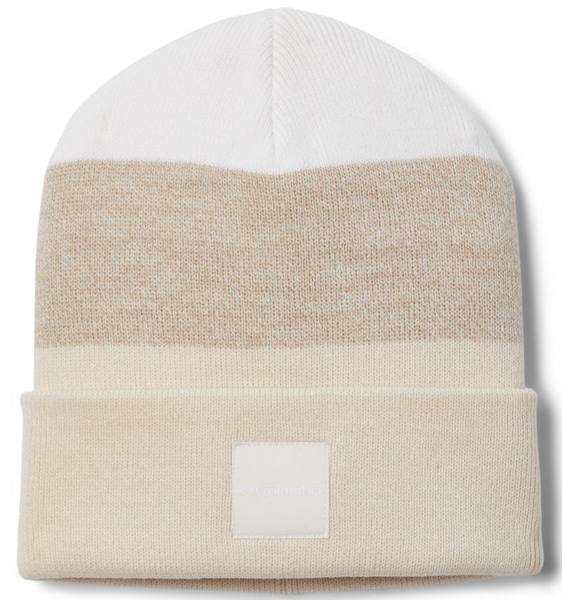 City Trek Color Block Beanie - Chalk / Dark Stone Heather / White 1