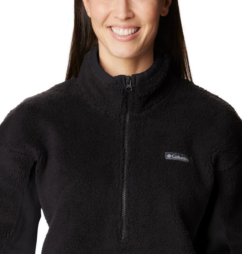 Columbia Trek Hybrid Sherpa Half Zip - Womens - Black / Chalk 5
