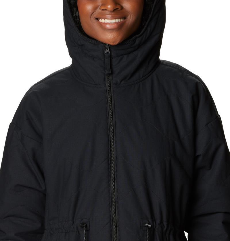 Crystal Crest Quilted Jacket - Womens - Black 6